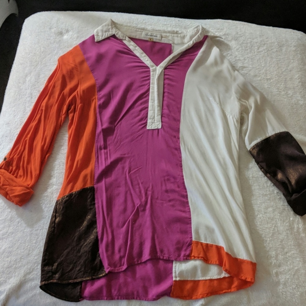 Calvin Klein multicolored dress shirt